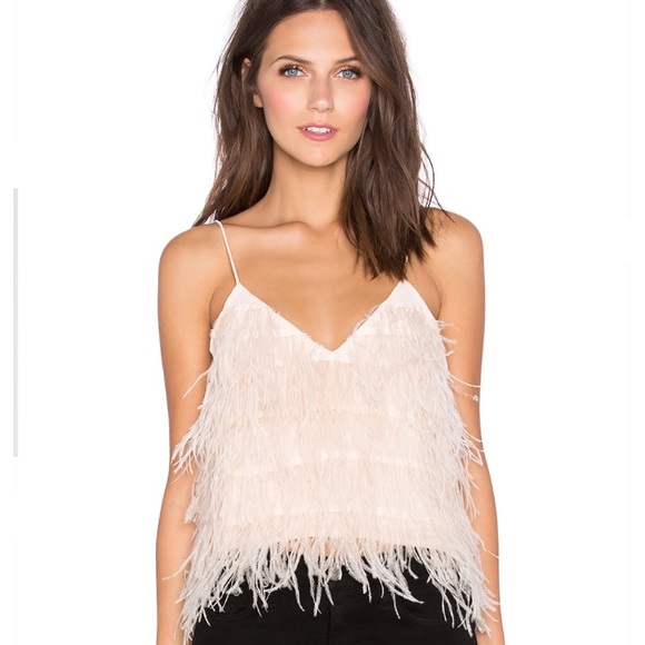Lucy Paris Tops - ✨HP! Lucy Paris Feathered Tank